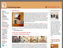 Tablet Screenshot of naturalsoap.co.uk